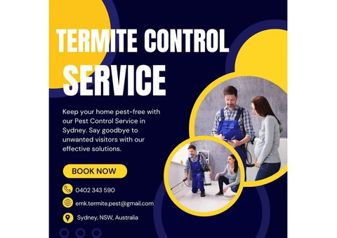 Effective Termite Control Treatment in Sydney!