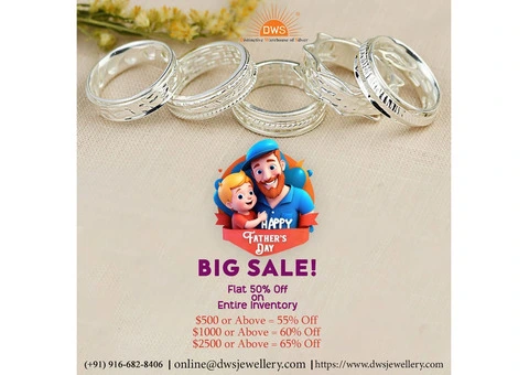 Celebrate Dad with DWS Jewellery Sale - Limited Time Offer!