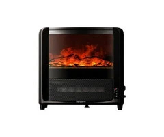Devanti Electric Fireplace 3D Flame Effect Timer Portable Indoor Heater 2000W