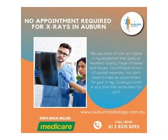 Auburn Radiology offers No appointment required for X-rays.(02) 8315 8292