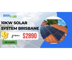 Best 10 kw Solar System Brisbane with Quick Solar