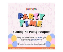Party Supplies Sydney- PartyJay