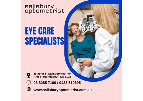 Eye Care Specialists in Australia - Salisbury Optometrist