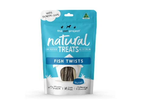 The Pet Project Natural Dog Treats - Fish Twists | Pet Treats