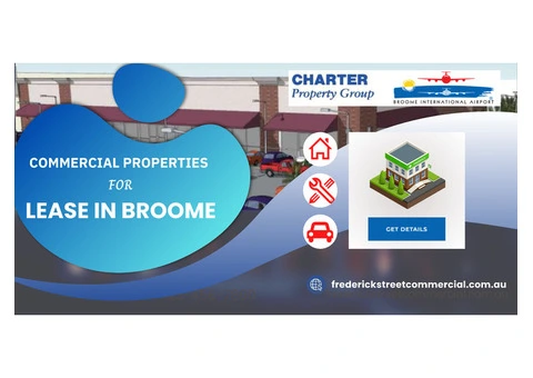 Commercial Properties for Lease in Broome | Frederick Street Commercial