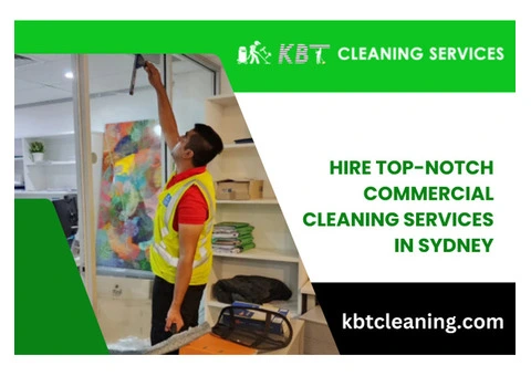 Hire top-notch commercial cleaning services in Sydney