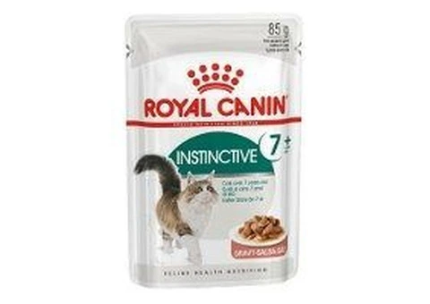 Royal Canin Instinctive in Gravy 7+ Years Adult Mature Pouches - Wet Cat Food | VetSupply