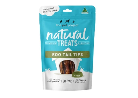 The Pet Project Natural Dog Treats Roo Tail Tips