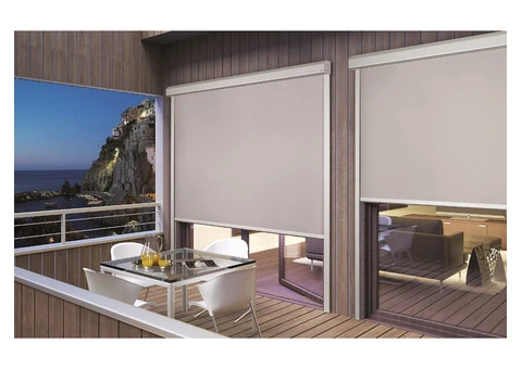 All set to deck up the patio area with outdoor blinds?