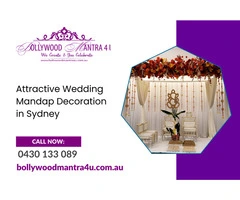 Attractive Wedding Mandap Decoration in Sydney