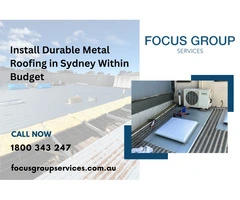 Install Durable Metal Roofing in Sydney Within Budget