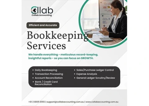Bookkeeping and Accounting Services in Australia with Collab Accounting