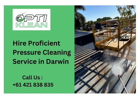 Hire Proficient Pressure Cleaning Service in Darwin