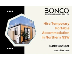 Hire Temporary Portable Accommodation in Northern NSW
