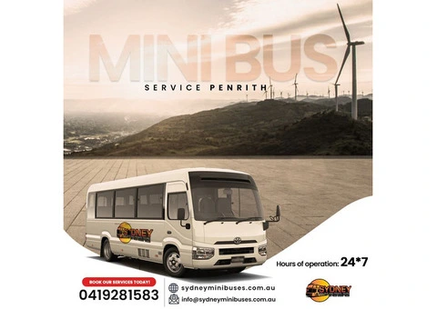 Enjoy a comfortable ride by choosing the best mini bus service in Penrith