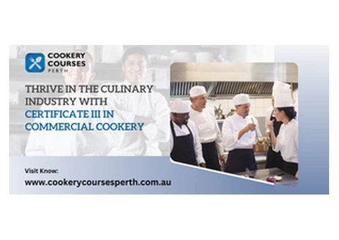 Become a Leading Chef in Perth with Enhanced Career Pathways.