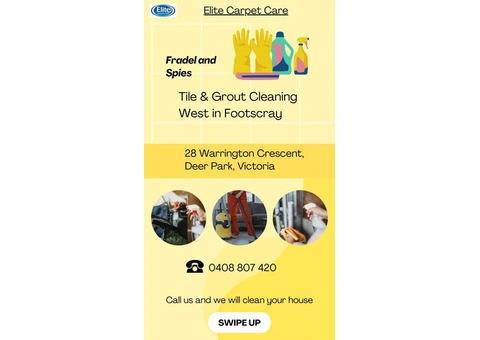 Tile & Grout Cleaning West Footscray