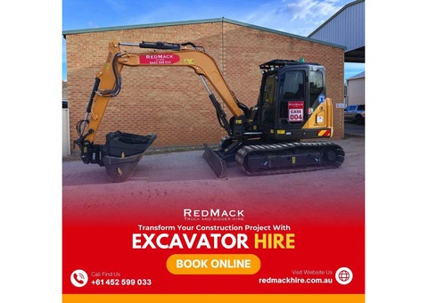 Boost Your Efficiency With 8 Tonne Excavator Hire