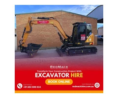 Boost Your Efficiency With 8 Tonne Excavator Hire