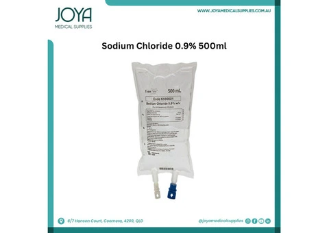 Sodium Chloride 0.9% 500mL Freeflex Bag | Australia