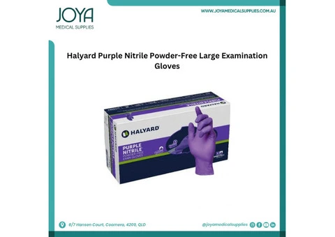 Halyard Purple Nitrile Powder-Free Large Examination Gloves | Australia