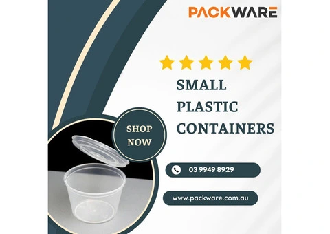 small plastic containers