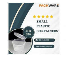 small plastic containers