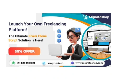 Launch Your Own Freelance Marketplace with Migrateshop's Fiverr Clone Script!