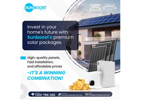 Save Big with Sunboost check out our affordable solar systems!