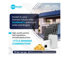 Save Big with Sunboost check out our affordable solar systems!