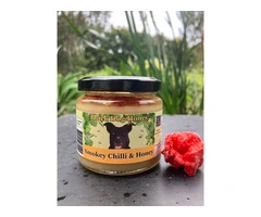 Smokey Chilli Honey : Spicy Smoky Sweet Chilli Black Dog Honey