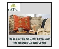 Make Your Home Decor Lively with Handcrafted Cushion Covers