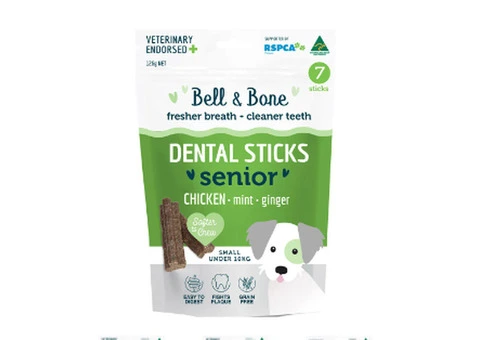 Bell & Bone - Dental Sticks Chicken Mint and Ginger Dog Treats