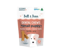 Bell and Bone Salmon and Carrot Dog Dental Treats - VetSupply