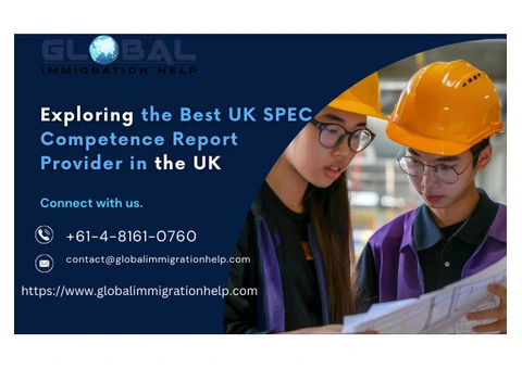 Exploring the Best UK SPEC Competence Report Provider in the UK