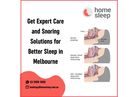 Get Expert Care and Snoring Solutions for Better Sleep in Melbourne