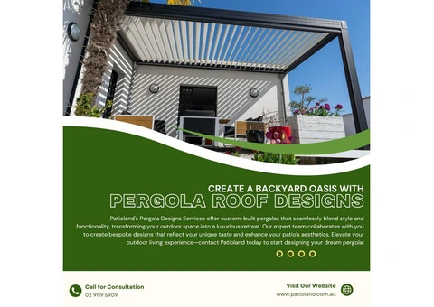 Experience Luxury Outdoors with Backyard Pergola Designs