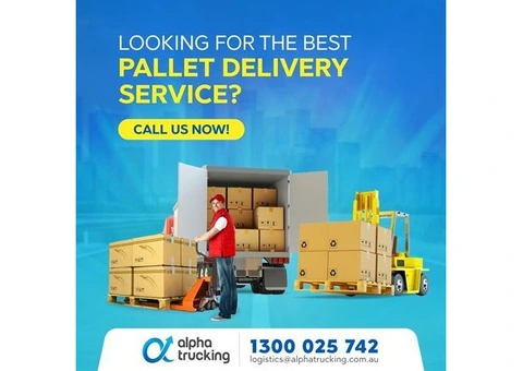 Secure and Timely Pallet Delivery by Alpha Trucking