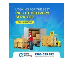 Secure and Timely Pallet Delivery by Alpha Trucking