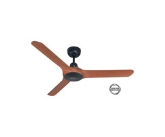DC Ceiling Fan SPYDA 1400mm 56″ Teak Color For Sale