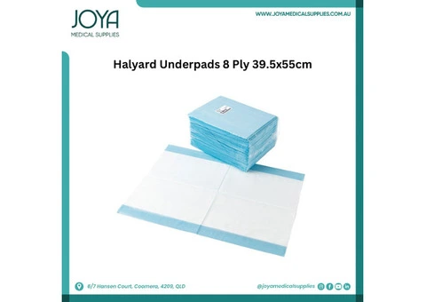 Halyard Underpads 8 Ply 39.5x55cm - Joya Medical Supplies