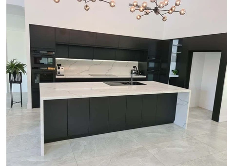 Struggling to manage the shiny look of the kitchen cupboard?