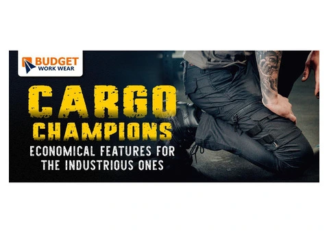 Get our cargo pants which is economical features for the industrious ones