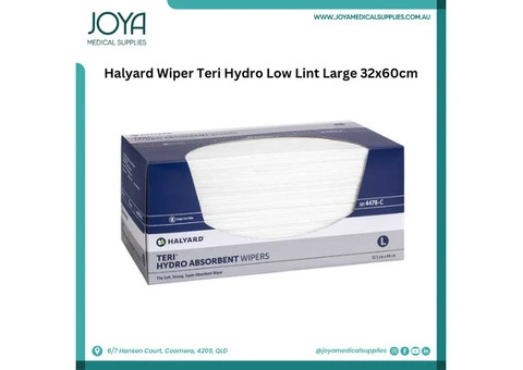 Halyard Wiper Teri Hydro Low Lint Large 32x60cm | Joya Medical Supplies