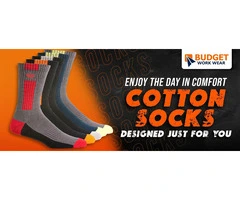 ENJOY THE DAY IN COMFORT COTTON SOCKS DESIGNED JUST FOR YOU