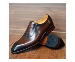Experience Unmatched Durability with Men's Handcrafted Leather Shoes
