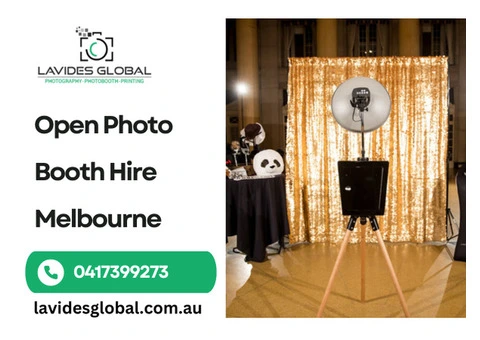 Open Photo Booth Hire in Melbourne | Call 0417399273