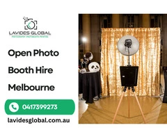 Open Photo Booth Hire in Melbourne | Call 0417399273