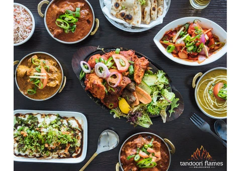 Enjoy Asian Catering Service in Melbourne at Tandoori Flames