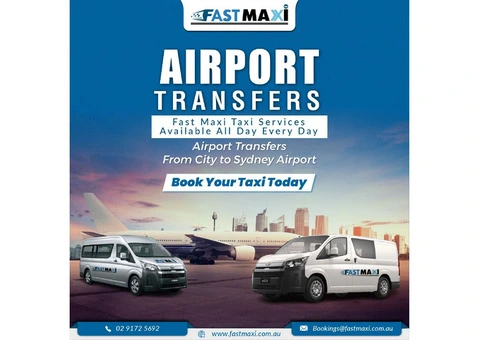 Fast Maxi Taxi Sydney - 3/12